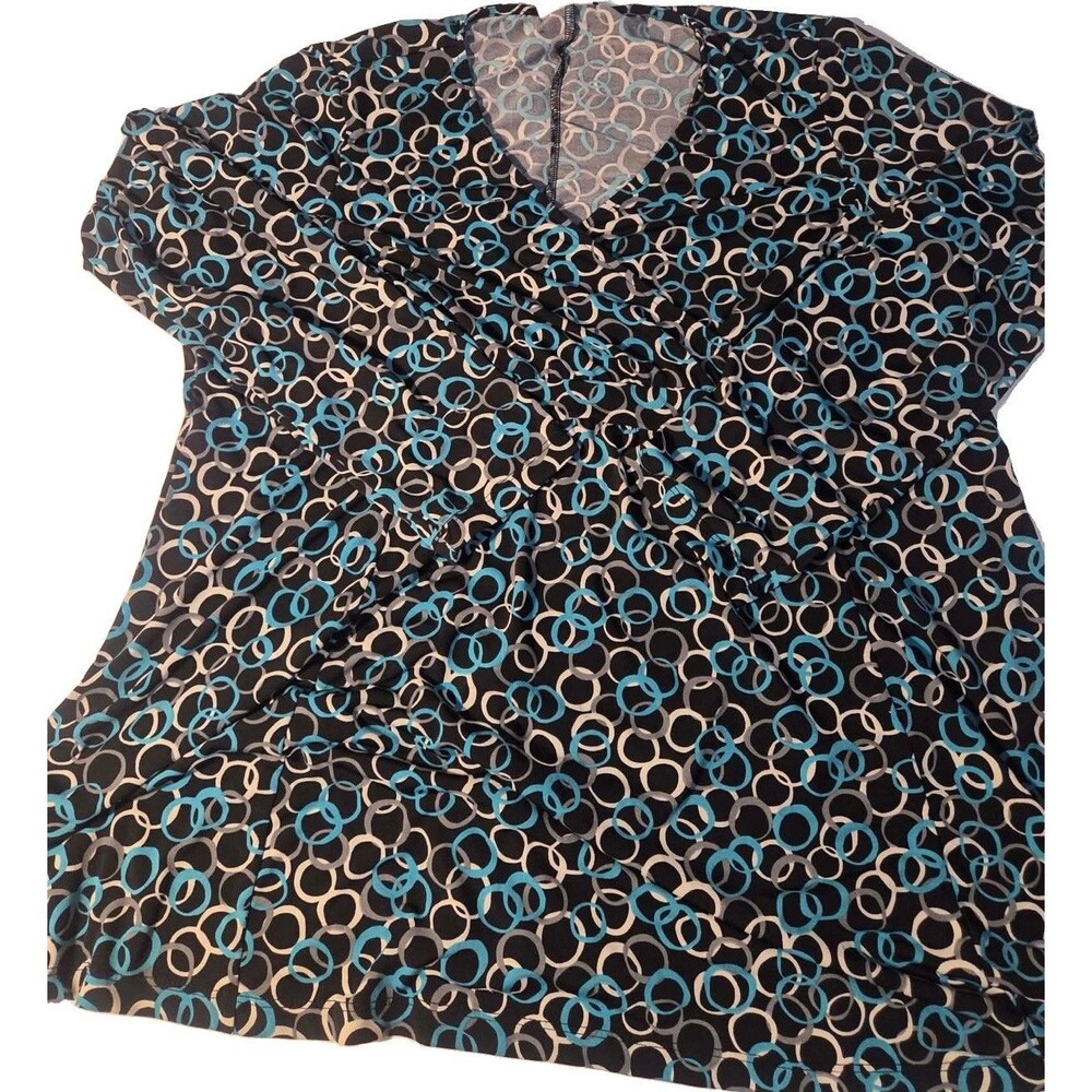 Oh Baby by Motherhood Maternity Short Sleeved Top With Geometric Design Size Xl